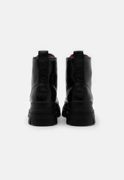 Buffalo Vegan Aspha Lace Up Hi - Platform Ankle Boots - Black -winter shoes Sales 2023 2a95cf1ee32d4328b146e3a1eed46721