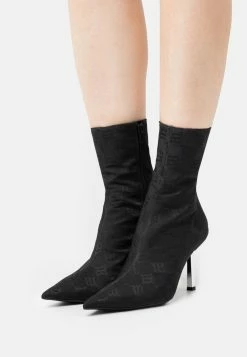 MISBHV Sasha Monogram - Classic Ankle Boots - Black