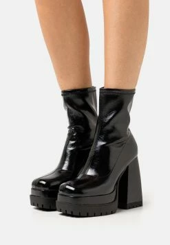 Call It Spring Vegan Roxiee - Platform Ankle Boots - Black