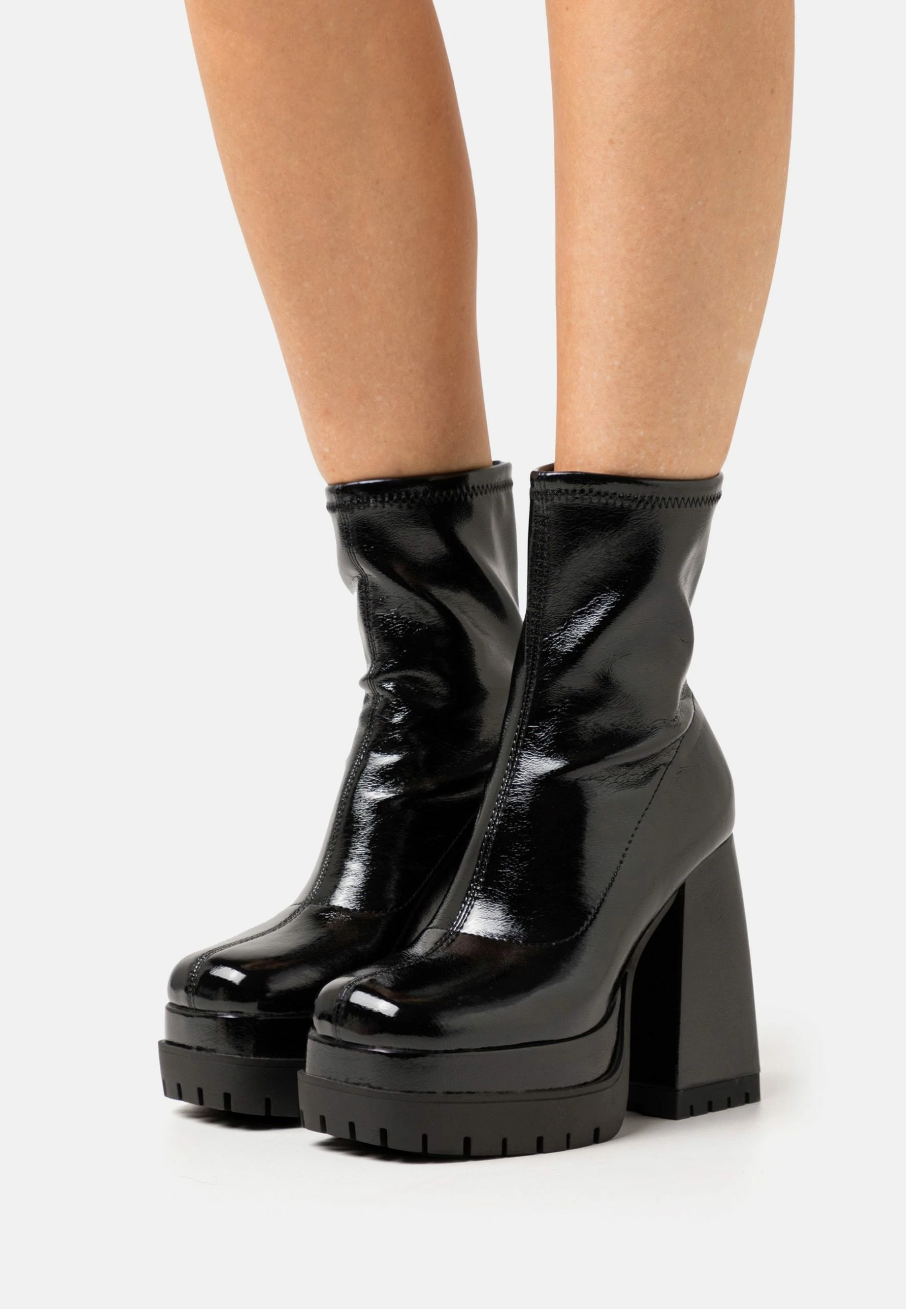 Call It Spring Vegan Roxiee - Platform Ankle Boots - Black 1 Call It Spring Vegan Roxiee - Platform Ankle Boots - Black