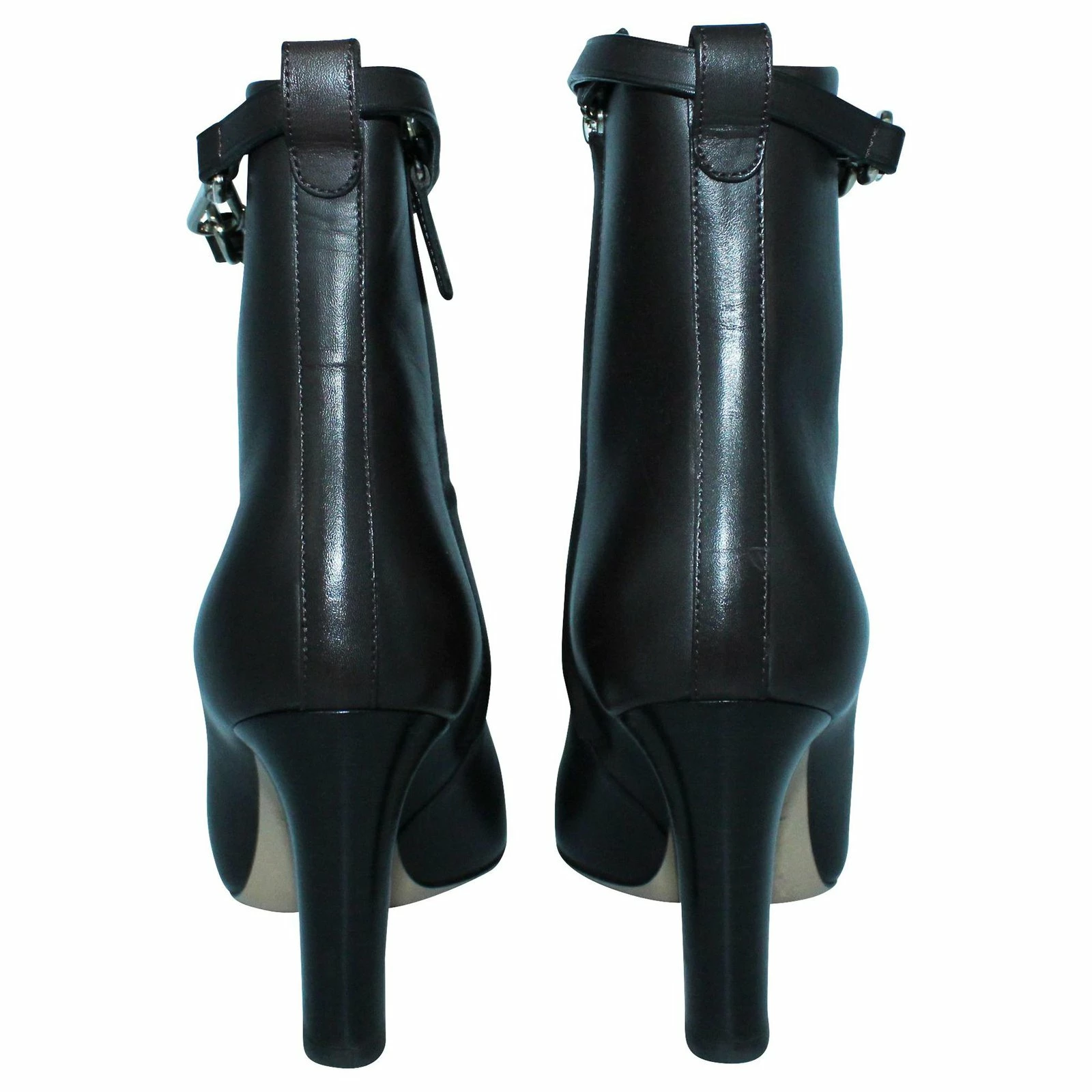 Bally Black Leather Ankle Boots 4 Bally Black Leather Ankle Boots - Image 4