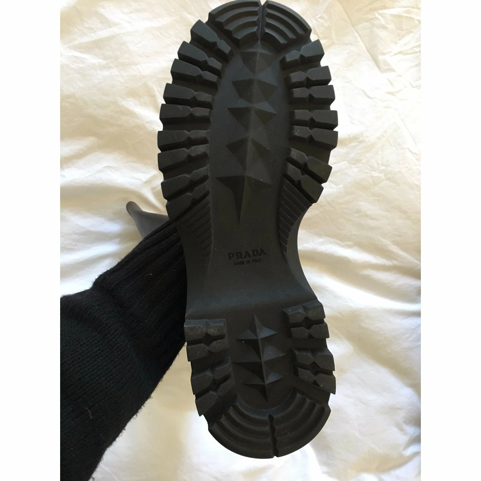 Prada Leather Boots Chocolate 3 Prada Leather Boots Chocolate - Image 3