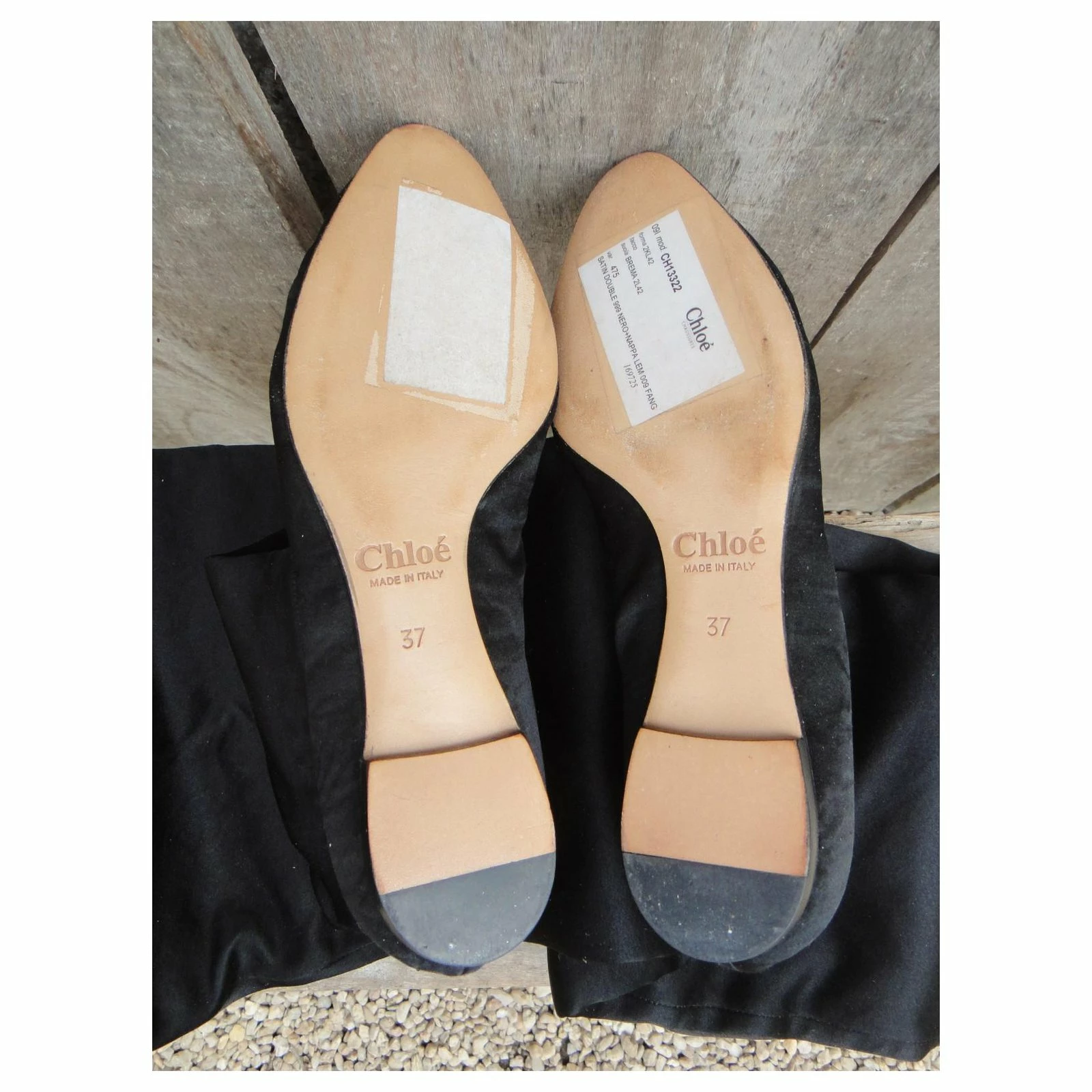 Chloé Satin & Leather Thigh Boots P 37 New Condition Black 2 Chloé Satin & Leather Thigh Boots P 37 New Condition Black - Image 2