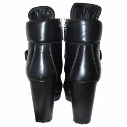Prada Black Leather Ankle Boots -winter shoes Sales 2023 324213 3
