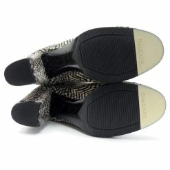 NEW CHANEL G SHOES26922 37.5 CAVALIERES BOOTS WITH POULAIN LEATHER HEELS Brown -winter shoes Sales 2023 329031 4