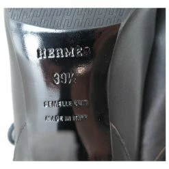Hermès NEW HERMES SHOES 39.5 BLACK LEATHER HIGH-HEEL ANKLE BOOTS + BOOTS BOX 11 Hermès NEW HERMES SHOES 39.5 BLACK LEATHER HIGH-HEEL ANKLE BOOTS + BOOTS BOX -winter shoes Sales 2023 330032 4