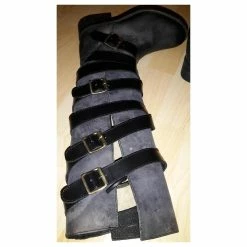 Steve Madden Leather Boots Dark Grey -winter shoes Sales 2023 333493 7