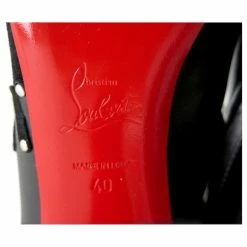 NEW CHRISTIAN LOUBOUTIN VOLVOTICO SHOES 100 40 LEATHER ANKLE BOOTS Black -winter shoes Sales 2023 340917 4