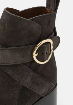 See By Chloé Lyna - Classic Ankle Boots - Charcoal -winter shoes Sales 2023 3417209d6b324b1da83bba3ac4d497f3
