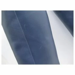 NEW CHANEL BOOTS WITH G HEELS33566 40 BLUE LEATHER BOOTS SHOES -winter shoes Sales 2023 348893 10