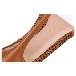 Gianvito Rossi Tan Leather Woven Peep-Toe Ankle Boots Brown Beige -winter shoes Sales 2023 349396 6