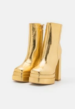 Raid Jadine - High Heeled Ankle Boots - Gold -winter shoes Sales 2023 35c88d44422e44efa6a6dc502bb2214a