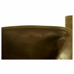 BNWOB Sergio Rossi Tan Shinny Leather Peep Toe Ankle Boots Booties Sz 37,5 Brown -winter shoes Sales 2023 371071 9