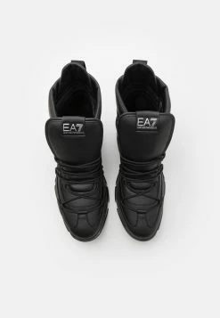 EA7 Emporio Armani Boot Flakes Unisex - Lace-Up Ankle Boots - Full Black 9 EA7 Emporio Armani Boot Flakes Unisex - Lace-Up Ankle Boots - Full Black -winter shoes Sales 2023 37cac301e9a94cf18b1c29a1edf71cea