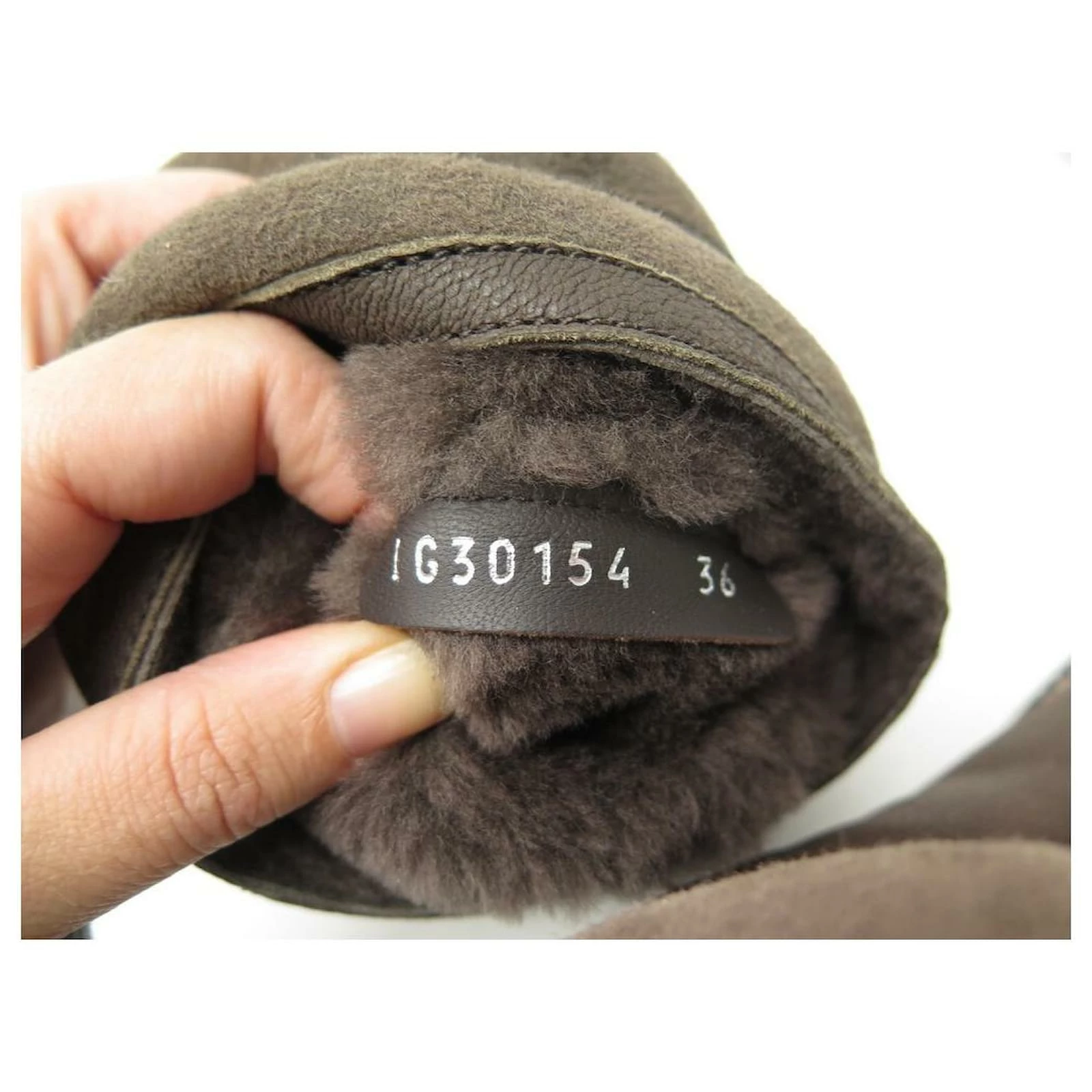 NEW CHANEL G SHOES30154 36 LOW BOOTS BROWN LEATHER BOOTS 9 NEW CHANEL G SHOES30154 36 LOW BOOTS BROWN LEATHER BOOTS - Image 9