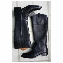 Aigle - Charming Amazon Riding Boots In Black Leather, Horse Riding Style -winter shoes Sales 2023 389355 3