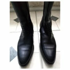Aigle - Charming Amazon Riding Boots In Black Leather, Horse Riding Style -winter shoes Sales 2023 389355 4