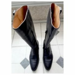 Aigle - Charming Amazon Riding Boots In Black Leather, Horse Riding Style -winter shoes Sales 2023 389355 5