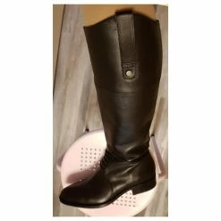 Aigle - Charming Amazon Riding Boots In Black Leather, Horse Riding Style -winter shoes Sales 2023 389355 7