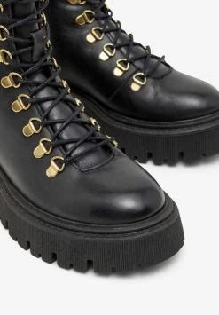 Bianco Biagarbi Hiking Crust - Lace-Up Ankle Boots - Black -winter shoes Sales 2023 39a68a36f7a14e38aecbc7e49e26b7a0