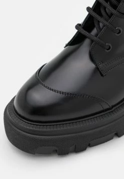 MSGM Donna Woman Boot - Lace-Up Ankle Boots - Black -winter shoes Sales 2023 39b1bb335c1045049180ffa8c2461f58