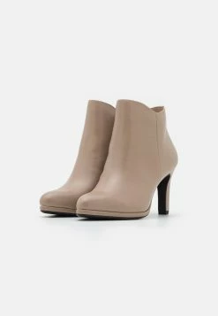 Tamaris High Heeled Ankle Boots - Taupe -winter shoes Sales 2023 3a07235c84c64a86b6ccedff6affc65e