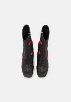 Lamoda Keeper Chunky Platform Ankle Boots - High Heeled Ankle Boots - Black/Red -winter shoes Sales 2023 3c4f9cecb1944b5ba26cb66b2ceb662a