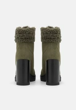 Anna Field Leather - Lace-Up Ankle Boots - Khaki -winter shoes Sales 2023 3d592846bfcf40daa097e83db22ec9ce