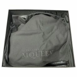 Alexander McQueen Curved Heel Platform Ankle Boots In Black Leather -winter shoes Sales 2023 413862 8