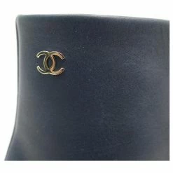 NEW CHANEL G SHOES33306 BLACK BLUE TWO-TONE LEATHER ANKLE BOOTS SHORT BOOTS Navy Blue 15 NEW CHANEL G SHOES33306 BLACK BLUE TWO-TONE LEATHER ANKLE BOOTS SHORT BOOTS Navy Blue -winter shoes Sales 2023 423348 6