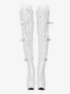 Sexy Thigh High Boots Women's Black Platform Faux Fur Buckle Detail Over Knee High Heel Boots -winter shoes Sales 2023 42533298 d218 4389 ba62 6b66171ddccf