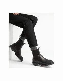 Dune London Dune Mens CLOUDY Contrast Toe Cap Chelsea Boots -winter shoes Sales 2023 42640590 Zoom