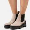 Tamaris Platform Ankle Boots - Taupe