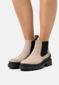 Tamaris Platform Ankle Boots - Taupe