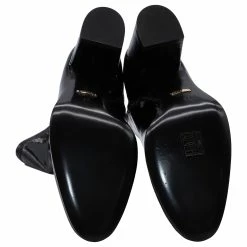 Gucci Pryntil Ankle Boots In Black Leather -winter shoes Sales 2023 458624 6