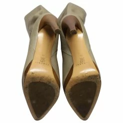 Casadei Over The Knee Boots In Beige Leather -winter shoes Sales 2023 458649 4