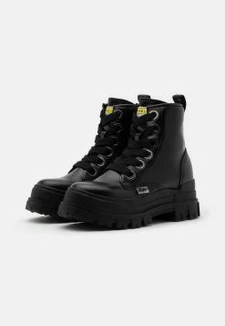 Buffalo Vegan Aspha Lace Up Hi - Platform Ankle Boots - Black -winter shoes Sales 2023 463fe40323604b3abe2be05bb9152829