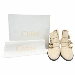 Chloé Susanna Ankle Boots 30 In Beige Leather -winter shoes Sales 2023 469246 7