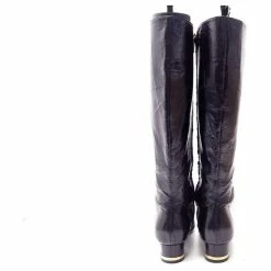 DOLCE & GABBANA SHOES BOOTS 38.5 BLACK PATENT LEATHER BOOTS -winter shoes Sales 2023 470782 3