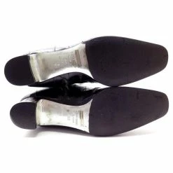 DOLCE & GABBANA SHOES BOOTS 38.5 BLACK PATENT LEATHER BOOTS -winter shoes Sales 2023 470782 4