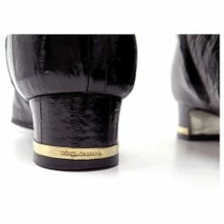 DOLCE & GABBANA SHOES BOOTS 38.5 BLACK PATENT LEATHER BOOTS -winter shoes Sales 2023 470782 7