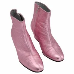 Autre Marque Alexachung Metallic Beatnik Ankle Boots In Pink Leather 13 Autre Marque Alexachung Metallic Beatnik Ankle Boots In Pink Leather -winter shoes Sales 2023 471361 7