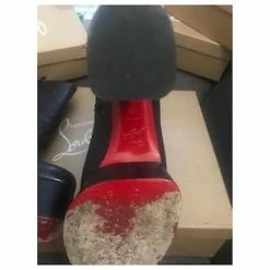 Christian Louboutin Louboutin 130mm Izamayeah Calf Leather Platform Boots Black -winter shoes Sales 2023 475802 3