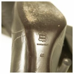 Laurence Dacade Gray Leather Wings High Heels Ankle Boots Booties Size 40 Dark Grey -winter shoes Sales 2023 478610 8