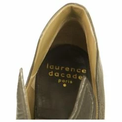 Laurence Dacade Gray Leather Wings High Heels Ankle Boots Booties Size 40 Dark Grey -winter shoes Sales 2023 478610 9