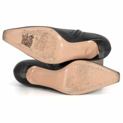 Gianvito Rossi Ankle Boots In Black Leather -winter shoes Sales 2023 480071 5