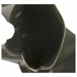 Ermanno Scervino Blue Satin Black Leather Over The Knee Boots Heels Shoes Sz 39 -winter shoes Sales 2023 486867 8