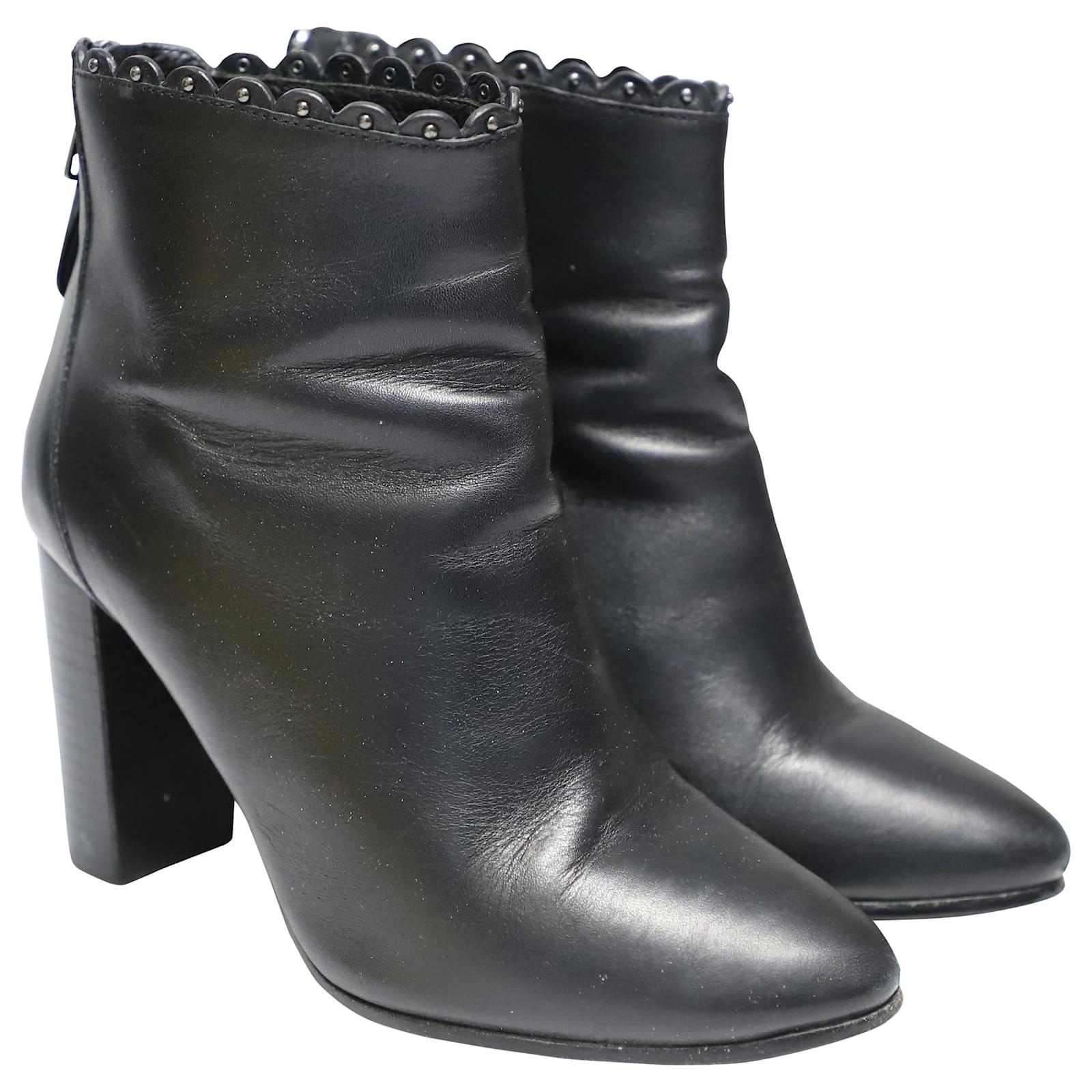 Coach Terence Ankle Boots In Black Leather 3 Coach Terence Ankle Boots In Black Leather - Image 3