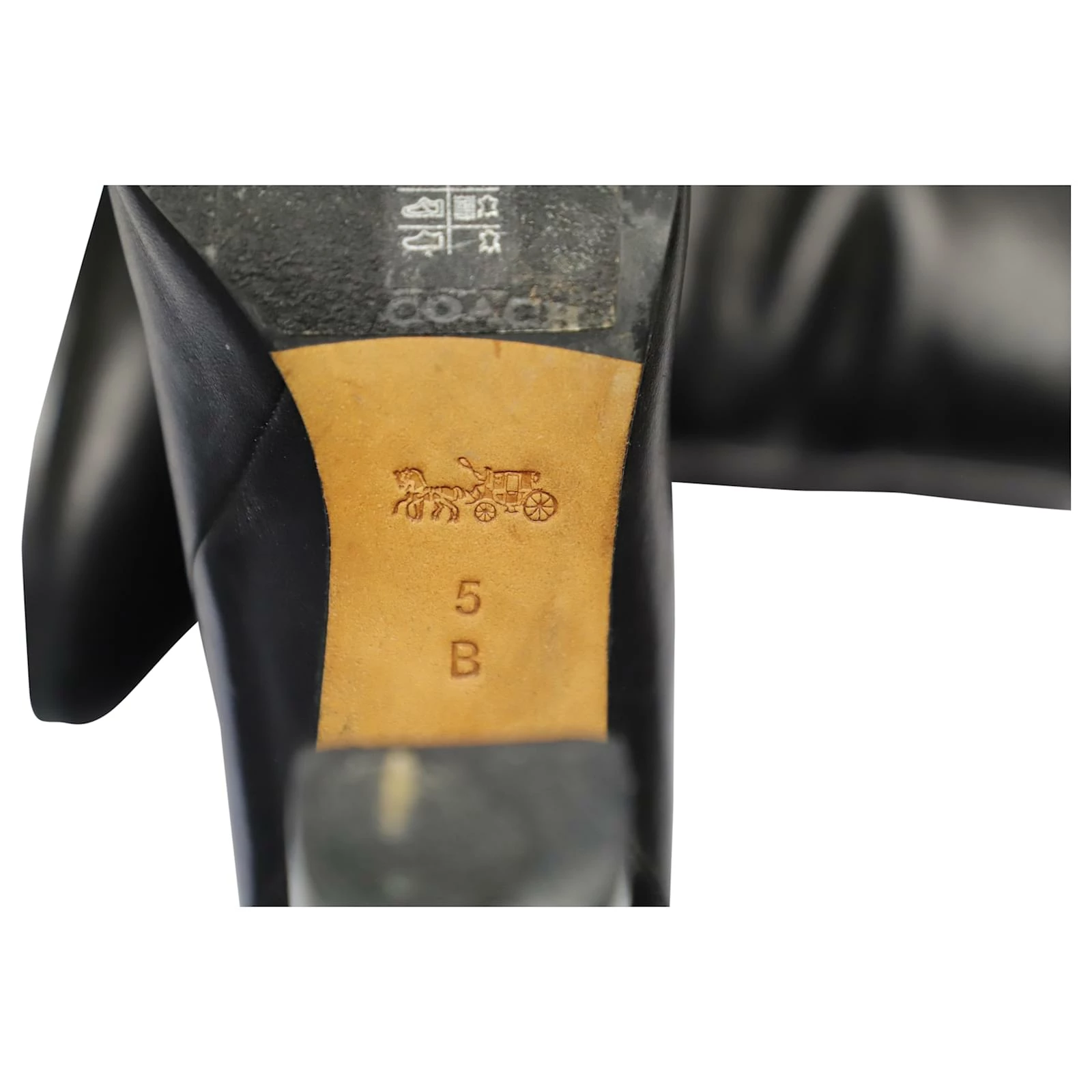 Coach Terence Ankle Boots In Black Leather 6 Coach Terence Ankle Boots In Black Leather - Image 6