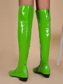 Women's Flat Boots Stiletto Heel PU Leather Thigh High Boots -winter shoes Sales 2023 490ec4f3 fb39 4d06 8418 f554b4ae32ce